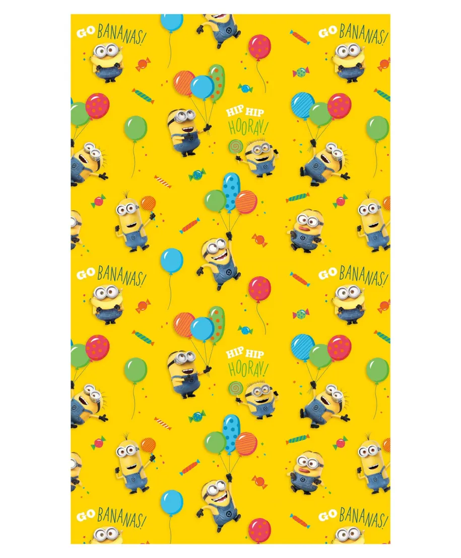 Minionki Baloniki - papier do pakowania