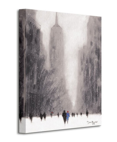 Obraz na płótnie - Heavy Snowfall, 5th Avenue - New York - 30x40 cm