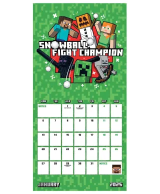 Minecraft - kalendarz 2025