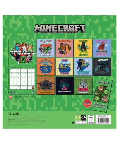 Minecraft - kalendarz 2025