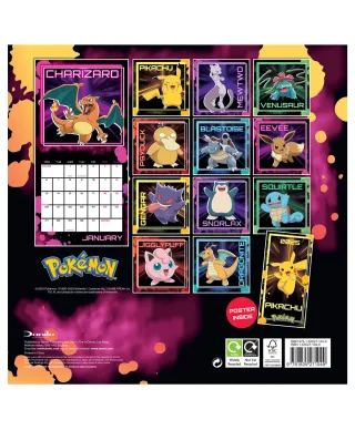 Pokemon - kalendarz 2025