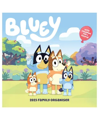 Bluey - kalendarz 2025 organizer + plakat gratis