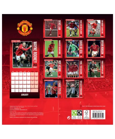 Manchester United FC Legends - kalendarz 2025