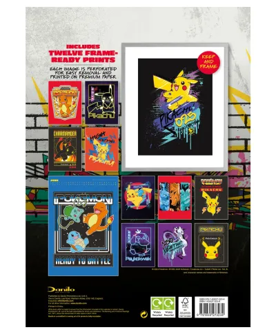 Pokemon Deluxe - kalendarz A3 na 2025 rok