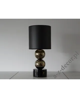 Lampka nocna - Czarn Złota - PERLA II -  25x51cm