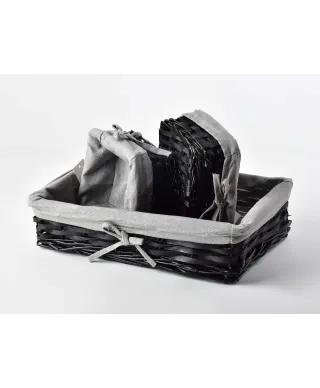 WILL Komplet 3 koszy XL:39x25xh9/2M:19x16xh8cm