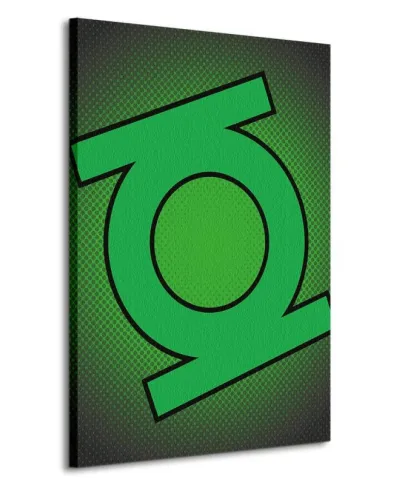 Dc Comics (Green Lantern Symbol) - Obraz na płótnie