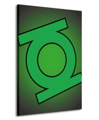Dc Comics (Green Lantern Symbol) - Obraz na płótnie