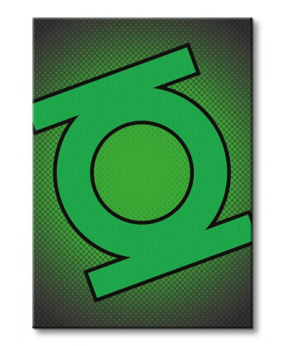 Dc Comics (Green Lantern Symbol) - Obraz na płótnie