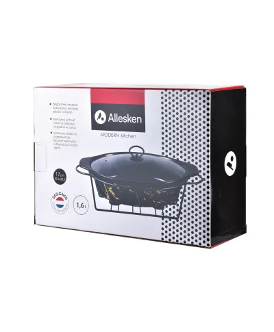 MODERN KITCHEN Naczynie z podgrzewaczem1,6l 33,1x22,2xH7cm