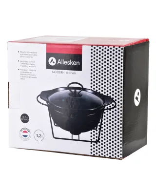 MODERN KITCHEN Naczynie z podgrzewaczem1,2l 22,9x19,3xH8,7cm