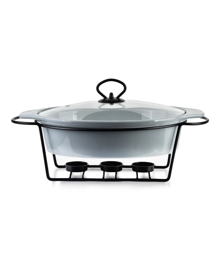 MODERN KITCHEN Naczynie z podgrzewaczem1,6l 33,1x22,2xH7cm