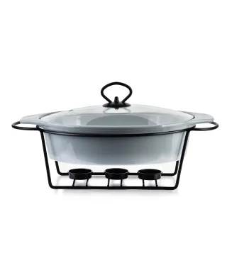 MODERN KITCHEN Naczynie z podgrzewaczem1,6l 33,1x22,2xH7cm