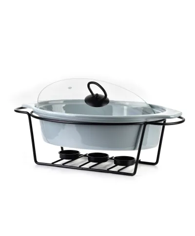 MODERN KITCHEN Naczynie z podgrzewaczem1,6l 33,1x22,2xH7cm