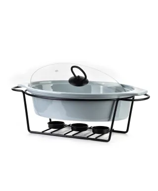 MODERN KITCHEN Naczynie z podgrzewaczem1,6l 33,1x22,2xH7cm