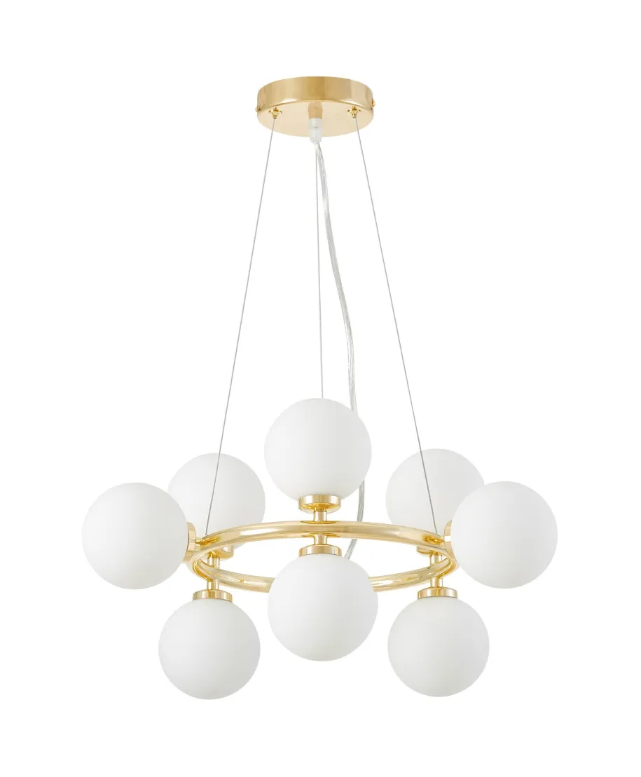 NOWOCZESNA LAMPA WISZĄCA KLASYCZNE ZŁOTO MARSIADA W9