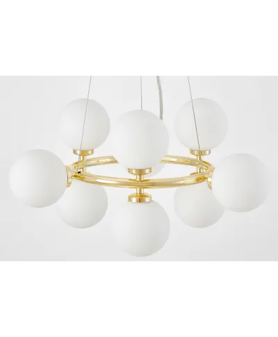 NOWOCZESNA LAMPA WISZĄCA KLASYCZNE ZŁOTO MARSIADA W9