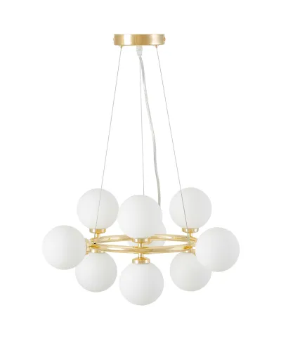 NOWOCZESNA LAMPA WISZĄCA KLASYCZNE ZŁOTO MARSIADA W9