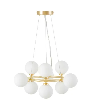 NOWOCZESNA LAMPA WISZĄCA KLASYCZNE ZŁOTO MARSIADA W9