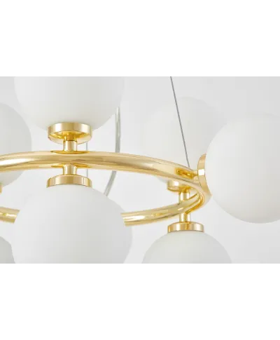 NOWOCZESNA LAMPA WISZĄCA KLASYCZNE ZŁOTO MARSIADA W9