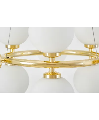 NOWOCZESNA LAMPA WISZĄCA KLASYCZNE ZŁOTO MARSIADA W9