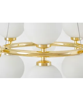 NOWOCZESNA LAMPA WISZĄCA KLASYCZNE ZŁOTO MARSIADA W9