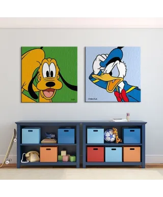 Donald Duck (Blue) - Obraz na płótnie