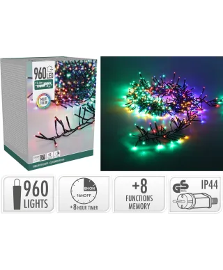 Łańcuch świetlny 960LED WIELOKOLOROWY