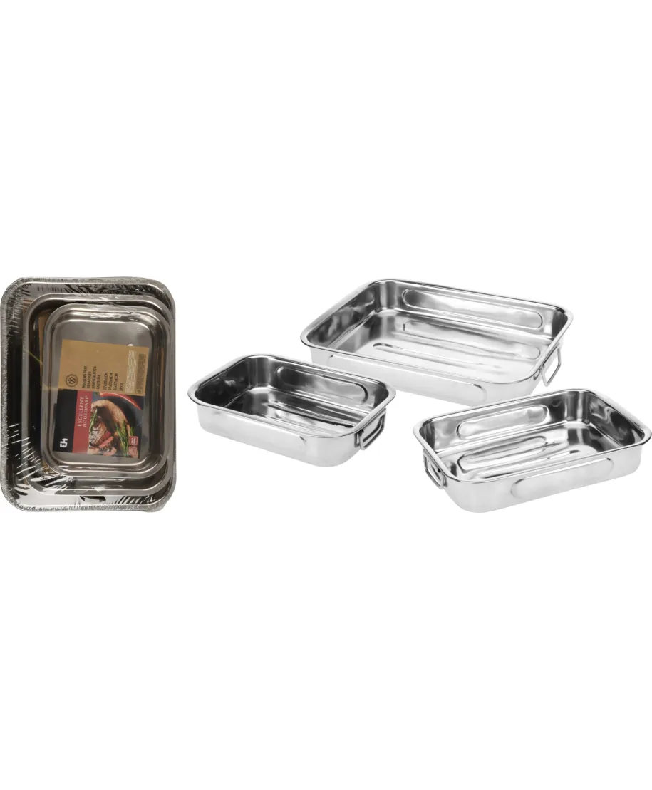 Komplet 3sztuk blach do pieczenia