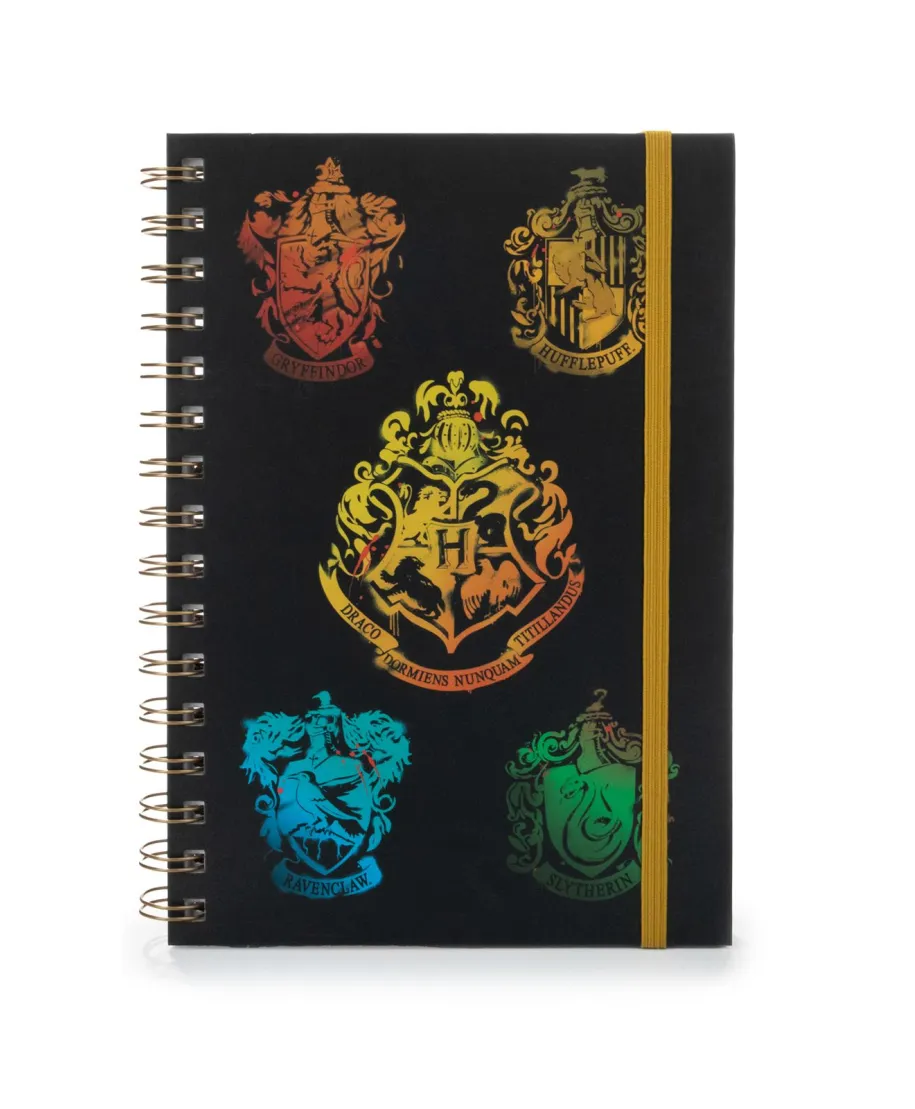 Harry Potter Kolorowy herb Hogwartu - notes A5