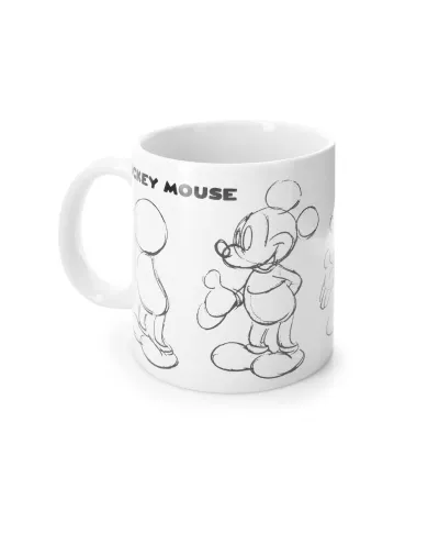Mickey Mouse Sketch Process - kubek