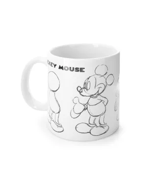 Mickey Mouse Sketch Process - kubek