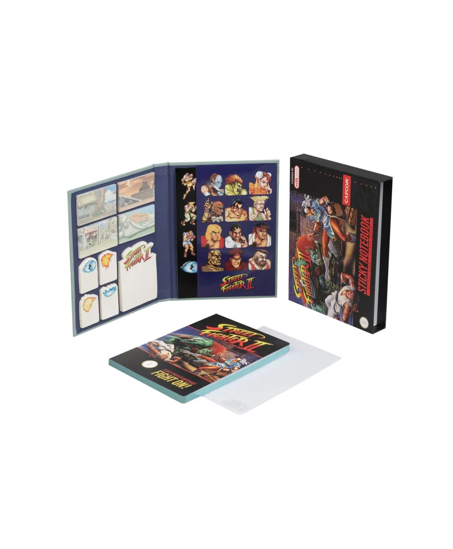 Street Fighter - notes A5 z kartkami samoprzylepnymi