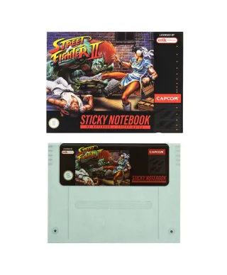 Street Fighter - notes A5 z kartkami samoprzylepnymi