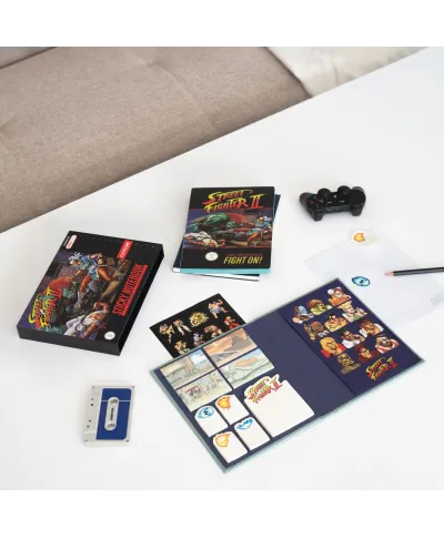 Street Fighter - notes A5 z kartkami samoprzylepnymi