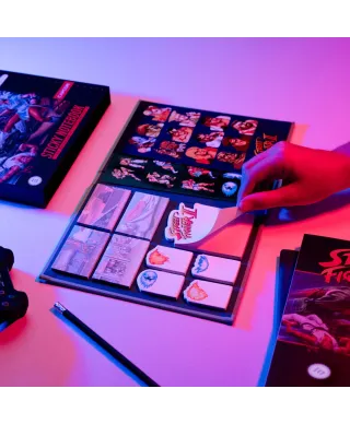 Street Fighter - notes A5 z kartkami samoprzylepnymi