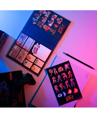 Street Fighter - notes A5 z kartkami samoprzylepnymi