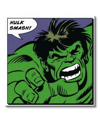 Hulk (Quote) - Obraz na płótnie