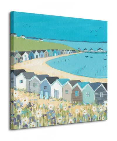 Beach Huts - Obraz na płótnie