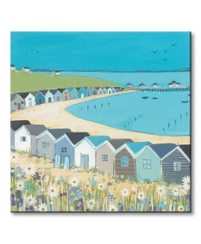 Beach Huts - Obraz na płótnie
