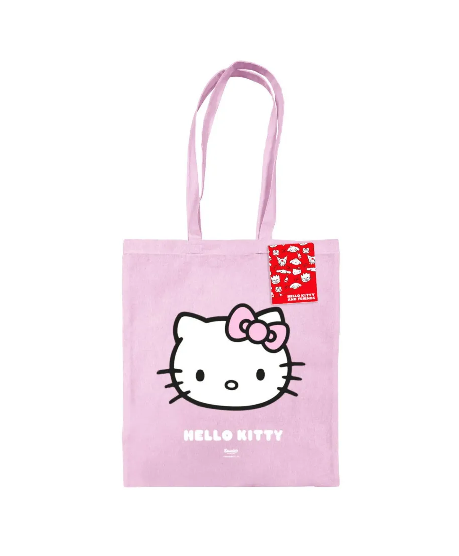 Hello Kitty Bow Pink - torba bawełniana