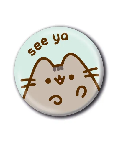Pusheen See Ya - przypinka