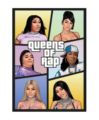 Queens Of Rap - pocztówka