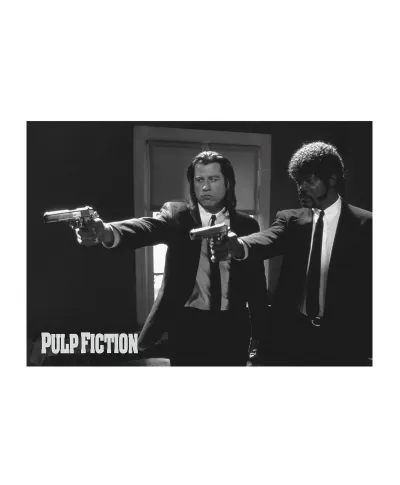 Pulp Fiction Vincent and Jules - pocztówka