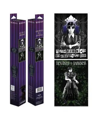 Wednesday Goth - zestaw 2 plakatów