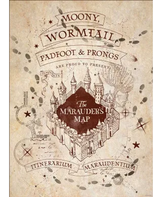 Harry Potter Map and School List - zestaw 2 plakatów