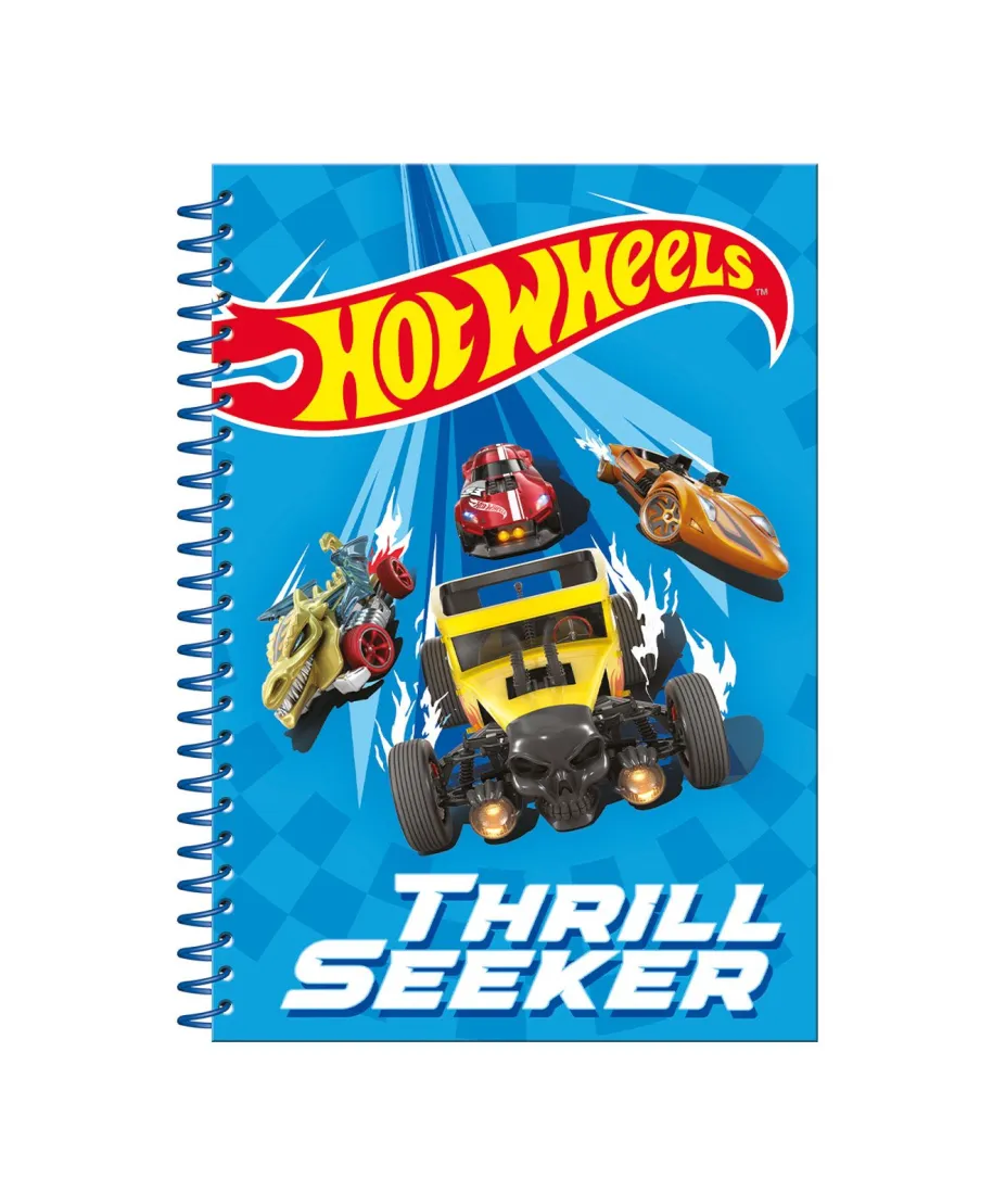 Hot Wheels Thrill Seeker - notes A5 z naklejkami