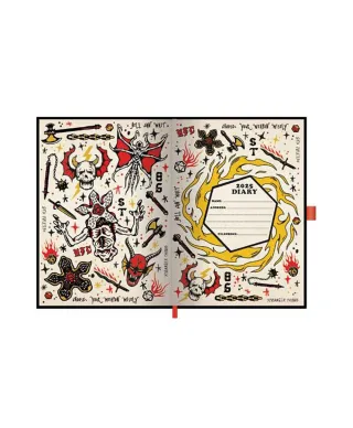 Stranger Things Hellfire Club - kalendarz książkowy A5 2025