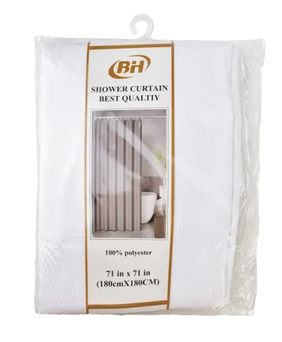 ZAC WHITE Zasłona prysznicowa 180x180cm