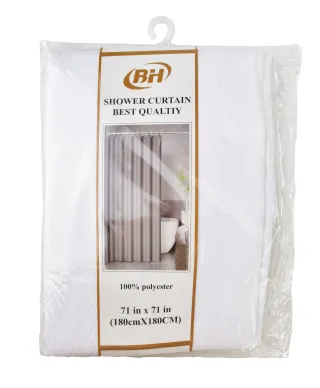 ZAC WHITE Zasłona prysznicowa 180x180cm